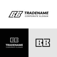 Letters BB Square and Dynamic Logo Set, for business with Initials BB vector