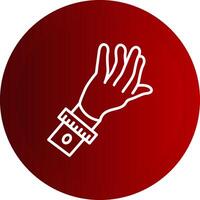 Mantoux Test Line Button Icon vector