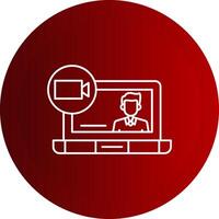 onLine Button class Line Button Icon vector