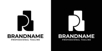 Letters PL Monogram Logo, , suitable for any business with PL or LP initials vector