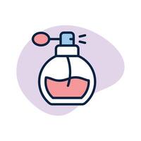 A scalable icon of perfume bottle, unique of fragrance bottle vector