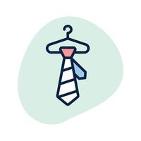 Icon of tie hanger in editable style, ready to use vector