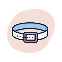 A customizable icon of belt in modern design style vector