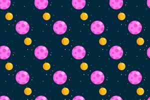 Outer space seamless pattern background vector