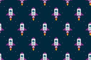 Outer space seamless pattern background vector