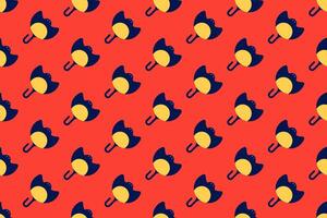 Ocean life seamless pattern background vector