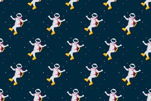 Outer space seamless pattern background vector