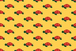 Ocean life seamless pattern background vector