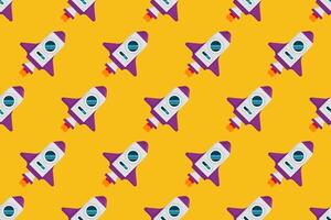 Outer space seamless pattern background vector