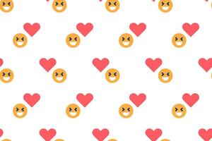 Seamless pattern social media background vector