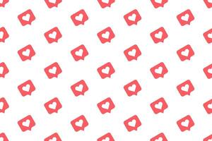 Seamless pattern social media background vector
