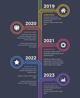 Timeline Infographics Template vector