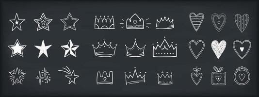 Hand Drawn Objects vector