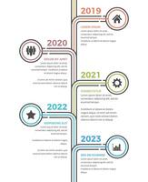 Timeline Infographics Template vector