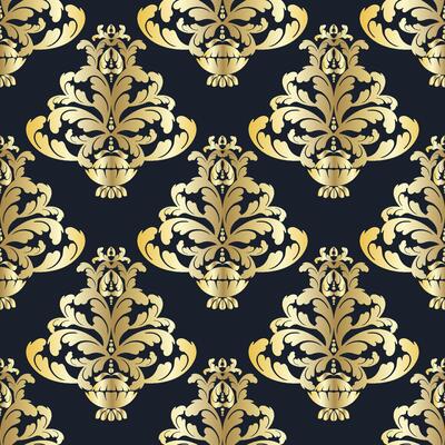 damask vintage baroque scroll ornament swirl. Retro floral leaf pattern border foliage antique acanthus calligraphy seamless pattern