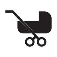 baby carriage icon illustration design template vector