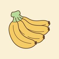 Banana Flat Design vector