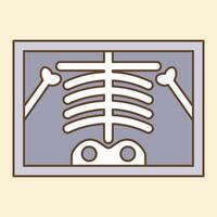 Xray Flat Design clipart vector