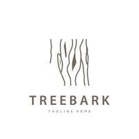 Wood logo design structure layers forest tree bark template vector