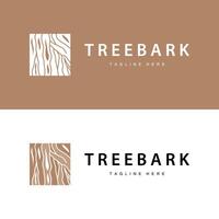 Wood logo design structure layers forest tree bark template vector