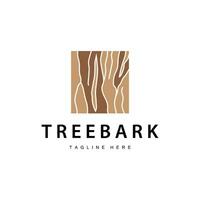 Wood logo design structure layers forest tree bark template vector