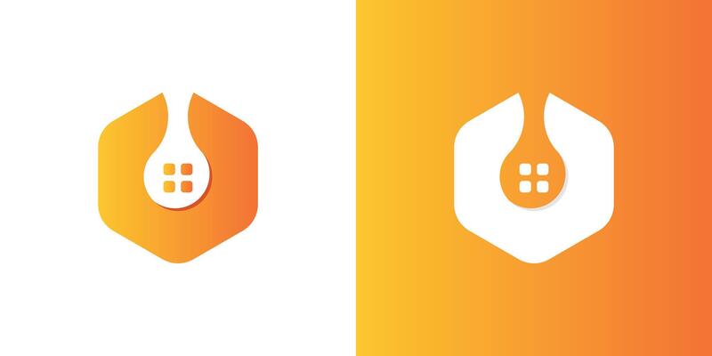 Honeycomb logo design template. Premium