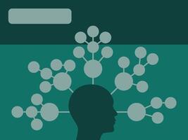 Organized Layout of Mind Maps or Brainstorming design concept. vector