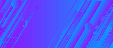 abstract blue tech background with gradient lines. illustration vector