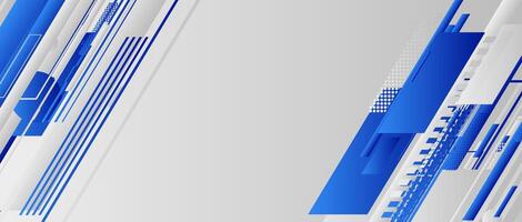 abstract blue tech background with gradient lines. illustration vector