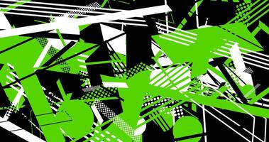 illustration of abstract green and black texture on white background vector