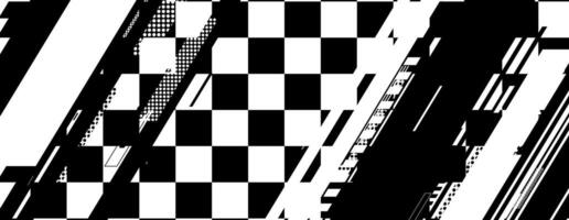 abstract racing background with checkboard and lines vector