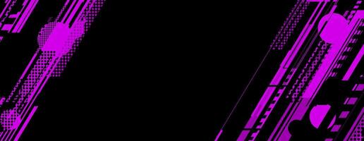 abstract modern black and purple background with geometric shape vector