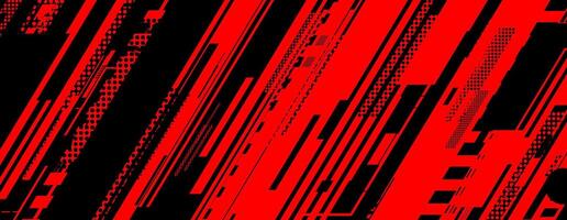 a red and black background with strip lines texture vector