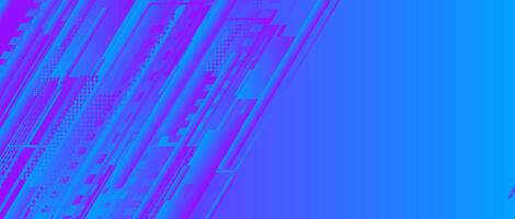 abstract blue tech background with gradient lines. illustration vector