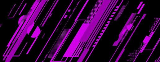 abstract modern black and purple background with geometric shape vector