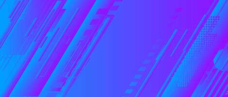 abstract blue tech background with gradient lines. illustration vector