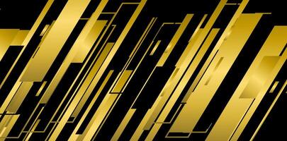 gold lines on black background vector