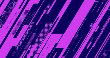 a purple and dark background with strip lines for sports tech texture vector
