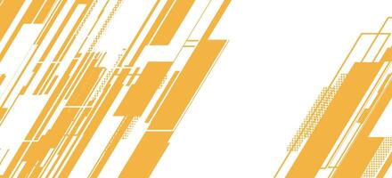 a yellow and white background with lines vector
