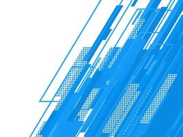 a blue background with white lines and dots vector
