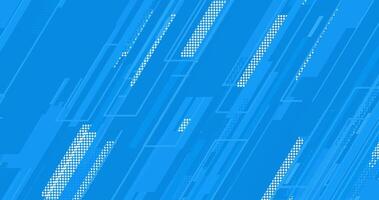 a blue background with white lines and dots vector