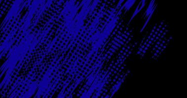 blue and black abstract background with grunge and halftone vector