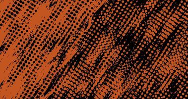 a black and orange background with a pattern of dots vector