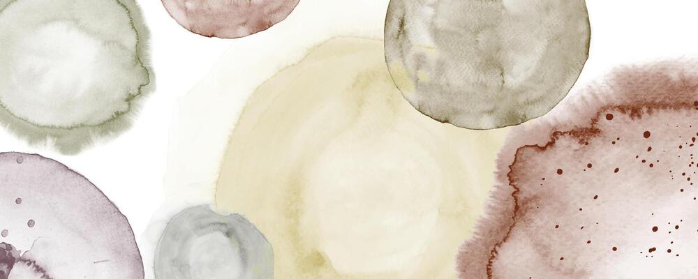 Abstract horizontal background designed with watercolor paint brush