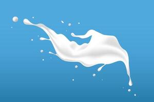 splashes of milk or the texture of yogurt vector