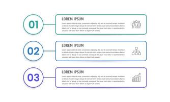 Business infographic 3 steps or options to success. Annual report, Business presentation, Planning and Workflow. vector