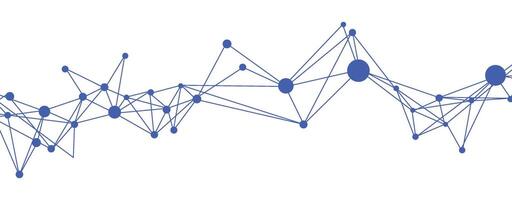 Abstract plexus technology futuristic network background vector