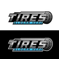 Tire logo, tire store logo design illustration. tire simple icons vector