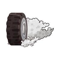 Illustration of tire vector