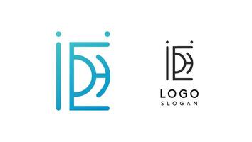 Stylized letter D, tech-inspired typography logo, unique extraterrestrial civilization symbol ancient inscriptions for creative branding, tech logo. Nordic runes monogram, abstract linear logotype vector